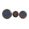 Blue with Brown Stripe Abstract Brushed Decorative Orbs & Vase Filler Set